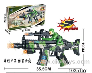 Electric gun with sound &Infrared function in color box