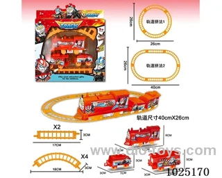 Electric rail car in window box