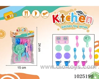kitchen set in PVC bag with header