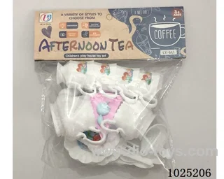 Tea set in PVC bag