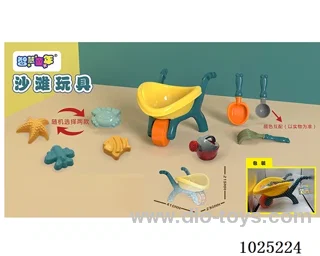 beach toys in net bag