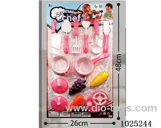 kitchen set in blister card