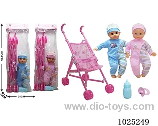 14inch doll with 4-sound&IC in PVC bag with header