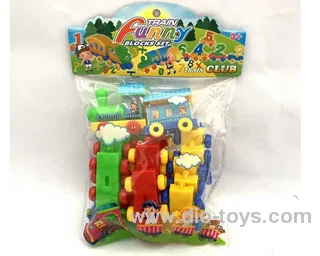 32pcs  Assembled train in  poly bag header