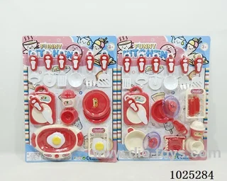 kitchen set in blister card