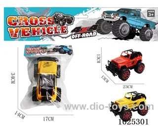 Inertia car in PVC bag