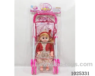 16inch doll with IC include battery in PVC bag with header