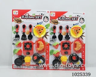 kitchen set in blister card