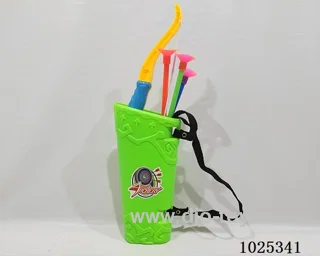 bow and arrow in opp bag