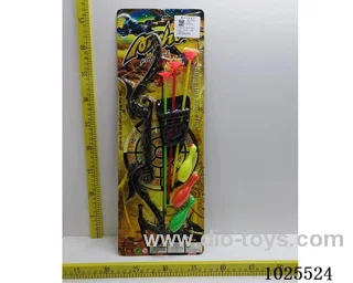 Bow and arrow set in blister card