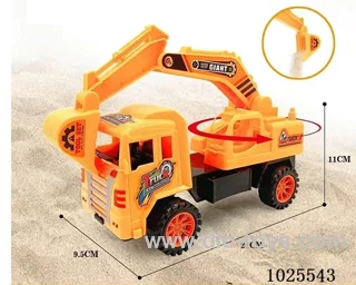 Engineering vehicle in opp bag