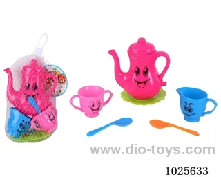 tea set in net bag