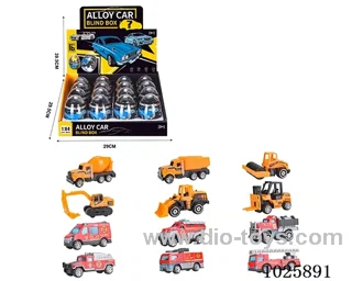 1:64 free wheel alloy car 12sets mixed loading in display box