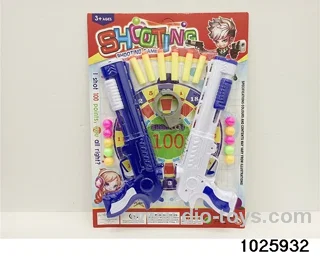 Ping pong gun + handcuffs in Blister card