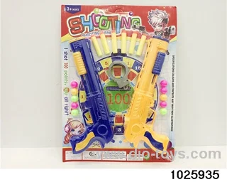 Ping Pong gun + handcuffs in Blister card