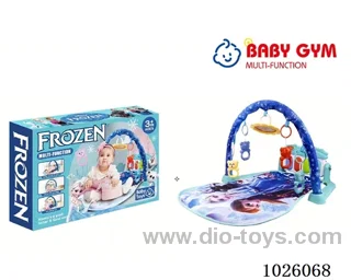 Baby pedal piano rug with light not include in color box