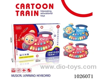 electronic organ with light &music 2color mixed loading in window box