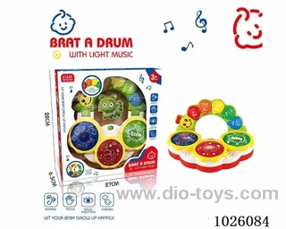 brat a drum with light &music in window box