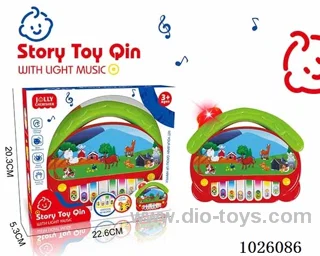 electronic organ with light&music in window box