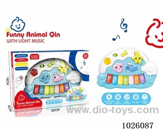 electronic organ with light&music in window box