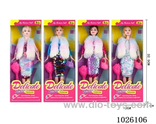 11inch Barbie 4sets mixed loading in window box