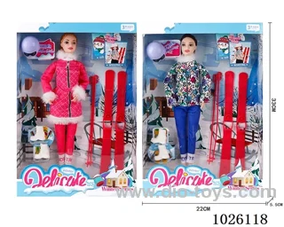 11inch Barbie 2sets mixed loading in window box