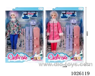 11inch Barbie 2sets mixed loading in window box