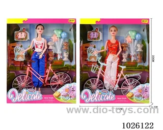 11inch Barbie 2sets mixed loading in window box