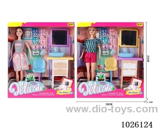 11inch Barbie 2sets mixed loading in window box