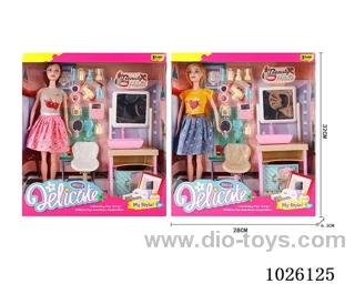 11inch Barbie 2sets mixed loading in window box