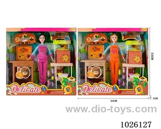 11inch Barbie 2sets mixed loading in window box