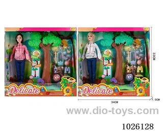 11inch Barbie 2sets mixed loading in window box