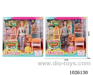 11inch Barbie 2sets mixed loading in window box