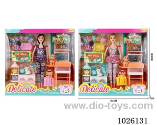 11inch Barbie 2sets mixed loading in window box