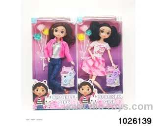 11.5 inch 9 joint doll set in window box