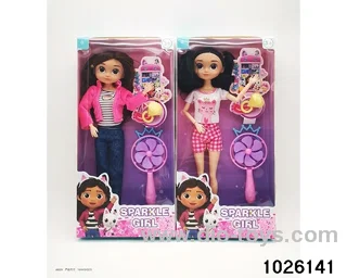 11.5 inch 9 joint doll set in window box