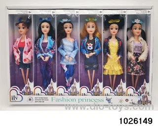 11.5 inch 9 joint doll set in display box
