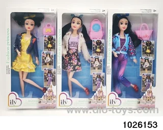 11.5 inch 11 joint doll set in window box