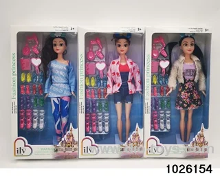 11.5 inch doll set in window box
