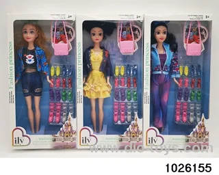 11.5 inch doll set in window box