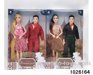 11.5 inch 9 joint doll set in window box