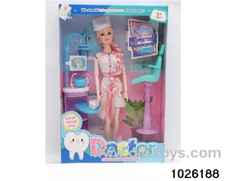 11.5 inch 11 joint doll set in window box