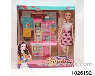 11.5 inch 11 joint doll set in window box
