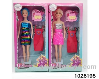 11.5 inch doll set in window box