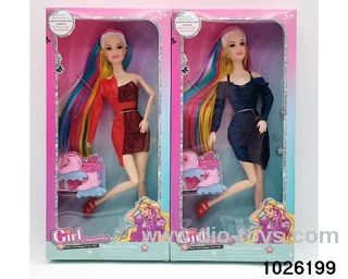 11.5 inch 11 joint doll set in window box