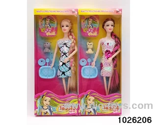 11.5 inch 9 joint doll set in window box