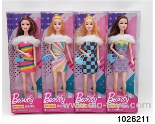 11.5 inch 9 joint doll set in window box