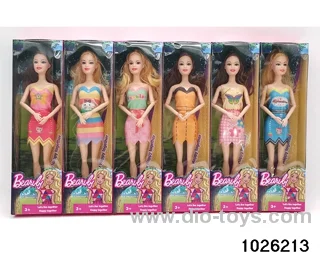 11.5 inch 9 joint doll set in window box