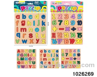 Wooden puzzle in PP bag with header