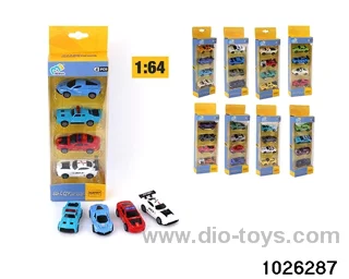1:64 back to the force of the alloy car in 4pcs window box